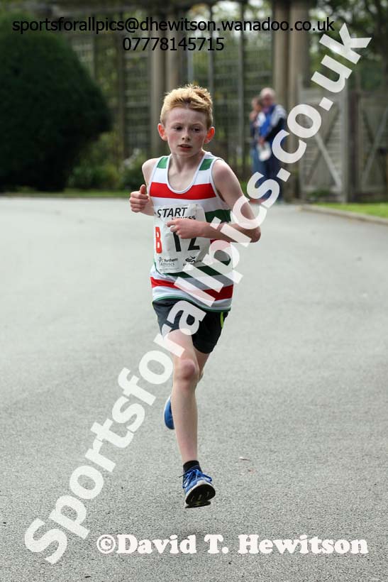 Boys under-13s, Northern Road Relays, Blackpool. Photo: David T. Hewitson/Sports for All Pics
